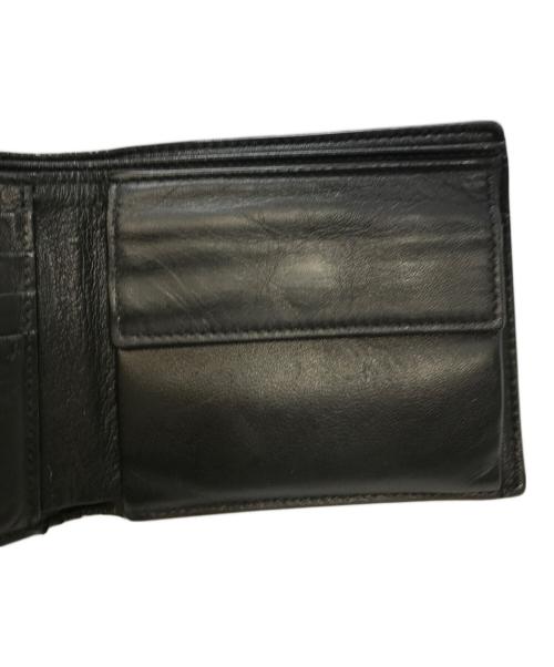 Saint Laurent Paris（サンローランパリ）Saint Laurent Paris (サンローランパリ) クロコダイルエンボスレザーウォレット ブラックの古着・服飾アイテム