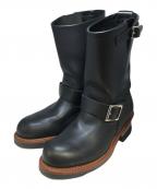 RED WINGレッドウィング）の古着「エンジニアブーツ」｜ブラック