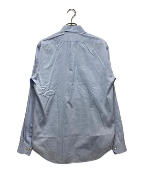 EMPORIO ARMANI（エンポリオ アルマーニ）EMPORIO ARMANI (エンポリオ アルマーニ) ボタンダウンシャツ ブルー サイズ:39の古着・服飾アイテム