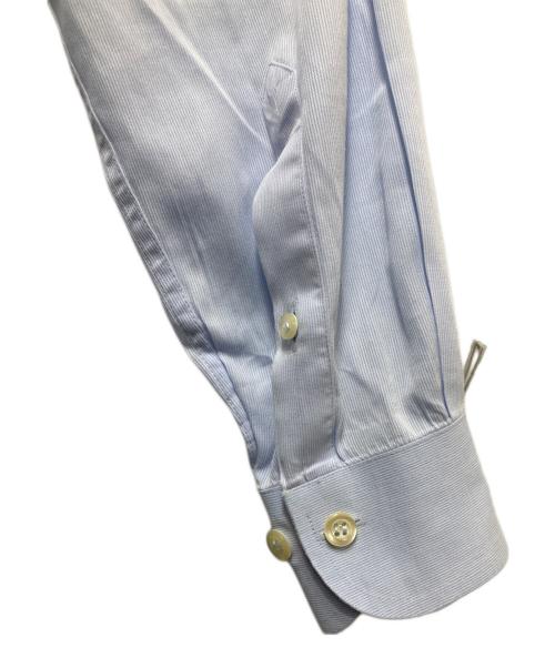 EMPORIO ARMANI（エンポリオ アルマーニ）EMPORIO ARMANI (エンポリオ アルマーニ) ボタンダウンシャツ ブルー サイズ:39の古着・服飾アイテム