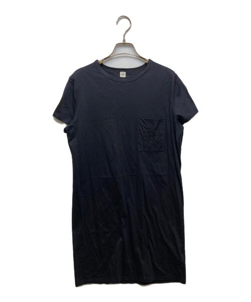 HERMES（エルメス）HERMES (エルメス) カットワンピース ネイビー サイズ:40の古着・服飾アイテム