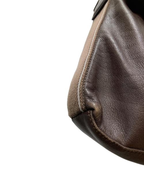 HUGO BOSS（ヒューゴ ボス）HUGO BOSS (ヒューゴ ボス) メッセンジャーバッグ ブラウンの古着・服飾アイテム
