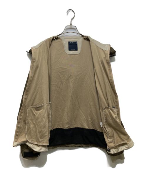 meanswhile（ミーンズワイル）meanswhile (ミーンズワイル) Ice Touch Overwrap JKT グリーン サイズ:2の古着・服飾アイテム