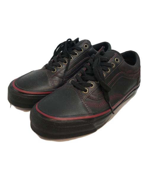 VANS（ヴァンズ）VANS (ヴァンズ) レザーローカットスニーカー ブラック サイズ:26の古着・服飾アイテム