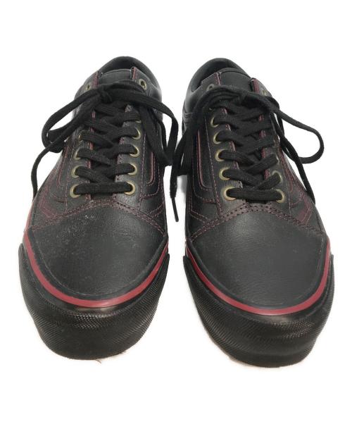 VANS（ヴァンズ）VANS (ヴァンズ) レザーローカットスニーカー ブラック サイズ:26の古着・服飾アイテム