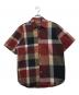 BLACK LABEL CRESTBRIDGE（ブラックレーベル クレストブリッジ）の古着「シアサッカー半袖チェックシャツ」｜レッド