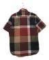 BLACK LABEL CRESTBRIDGE (ブラックレーベル クレストブリッジ) シアサッカー半袖チェックシャツ レッド サイズ:M：8000円