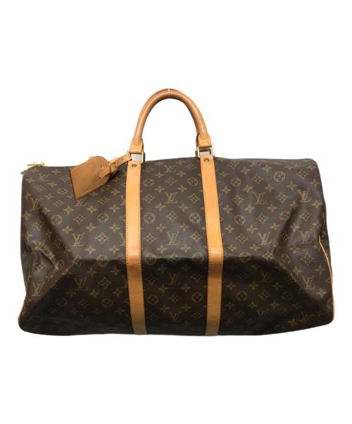 LOUIS VUITTON（ルイ ヴィトン）LOUIS VUITTON (ルイ ヴィトン) トラベルバッグ ブラウンの古着・服飾アイテム
