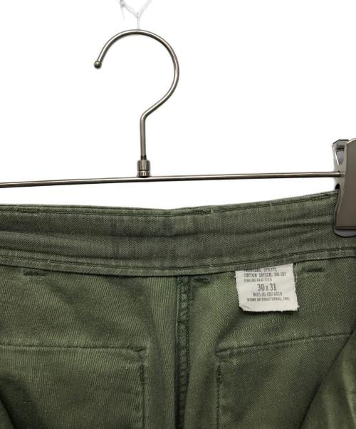 US ARMY（ユーエスアーミー）US ARMY (ユーエスアーミー) UTILITY TROUSERS/トラウザーパンツ / 8405-00-082-6610 グリーン サイズ:W30×L31の古着・服飾アイテム