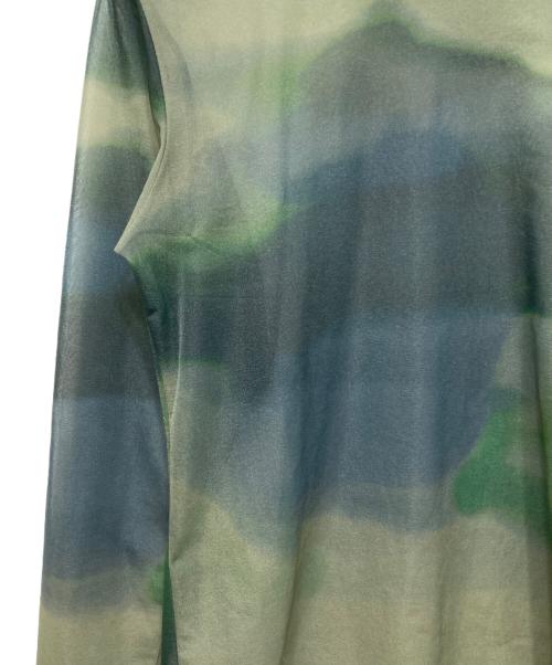 HOMME PLISSE ISSEY MIYAKE（オム プリッセ イッセイ ミヤケ）HOMME PLISSE ISSEY MIYAKE (オム プリッセ イッセイ ミヤケ) DAWN SHEER グリーン サイズ:2の古着・服飾アイテム