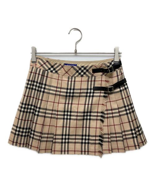 BURBERRY LONDON（バーバリーロンドン）BURBERRY LONDON (バーバリーロンドン) ノバチェックスカート ブラウン サイズ:36の古着・服飾アイテム