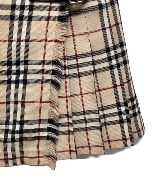 BURBERRY LONDON（バーバリーロンドン）BURBERRY LONDON (バーバリーロンドン) ノバチェックスカート ブラウン サイズ:36の古着・服飾アイテム