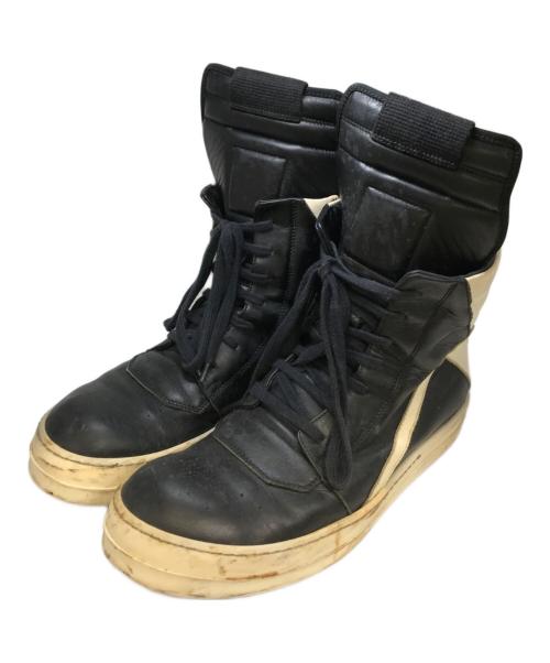 RICK OWENS（リックオウエンス）RICK OWENS (リックオウエンス) GEOBASKET ブラック サイズ:42　1/2の古着・服飾アイテム