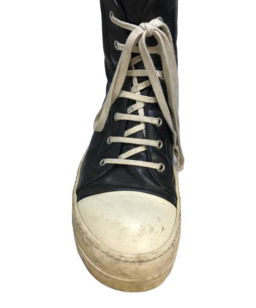 RICK OWENS（リックオウエンス）RICK OWENS (リックオウエンス) Ramones ブラック サイズ:43の古着・服飾アイテム