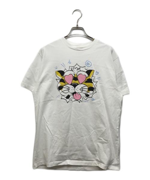 KENZO（ケンゾー）KENZO (ケンゾー) WILD TIGER オーバーサイズTシャツ/FG52TS31114SG ホワイト サイズ:XSの古着・服飾アイテム