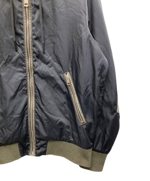 DIESEL（ディーゼル）DIESEL (ディーゼル) ナイロンフーデットジャケット ブラック サイズ:Sの古着・服飾アイテム