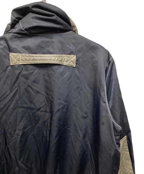 DIESEL（ディーゼル）DIESEL (ディーゼル) ナイロンフーデットジャケット ブラック サイズ:Sの古着・服飾アイテム
