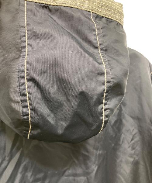 DIESEL（ディーゼル）DIESEL (ディーゼル) ナイロンフーデットジャケット ブラック サイズ:Sの古着・服飾アイテム