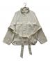 ISSEY MIYAKE（イッセイミヤケ）の古着「Crumpled U ジャケット」｜ベージュ
