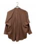 HOMME PLISSE ISSEY MIYAKE (オム プリッセ イッセイ ミヤケ) RB STYLO-BILLE EMBROIDERY SHIRT ブラウン サイズ:3：35000円