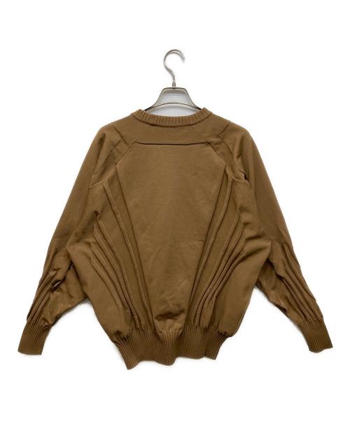 A-POC ABLE ISSEY MIYAKE（エイポック エイブル イッセイ ミヤケ）A-POC ABLE ISSEY MIYAKE (エイポック エイブル イッセイ ミヤケ) プルオーバーニット ブラウン サイズ:1の古着・服飾アイテム