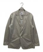 A-POC ABLE ISSEY MIYAKEエイポック エイブル イッセイ ミヤケ）の古着「Solid Color Single-Breasted Long Sleeve Jacket」｜グレー