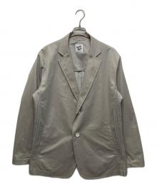 A-POC ABLE ISSEY MIYAKE（エイポック エイブル イッセイ ミヤケ）の古着「Solid Color Single-Breasted Long Sleeve Jacket」｜グレー