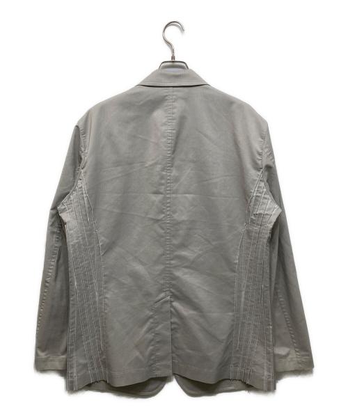 A-POC ABLE ISSEY MIYAKE（エイポック エイブル イッセイ ミヤケ）A-POC ABLE ISSEY MIYAKE (エイポック エイブル イッセイ ミヤケ) Solid Color Single-Breasted Long Sleeve Jacket グレー サイズ:3の古着・服飾アイテム
