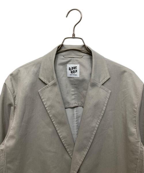 A-POC ABLE ISSEY MIYAKE（エイポック エイブル イッセイ ミヤケ）A-POC ABLE ISSEY MIYAKE (エイポック エイブル イッセイ ミヤケ) Solid Color Single-Breasted Long Sleeve Jacket グレー サイズ:3の古着・服飾アイテム