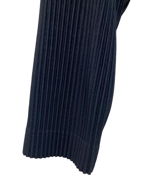 HOMME PLISSE ISSEY MIYAKE（オム プリッセ イッセイ ミヤケ）HOMME PLISSE ISSEY MIYAKE (オム プリッセ イッセイ ミヤケ) プリーツコート ネイビー サイズ:3の古着・服飾アイテム