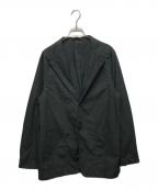 TOMORROW LANDトゥモローランド）の古着「200/2コットン ジャケットブルゾン / 63-07-42-07101」｜ブラック