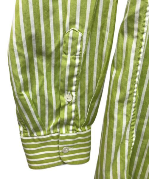 GUCCI（グッチ）GUCCI (グッチ) ストライプシャツ グリーン サイズ:41の古着・服飾アイテム