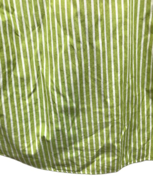 GUCCI（グッチ）GUCCI (グッチ) ストライプシャツ グリーン サイズ:41の古着・服飾アイテム
