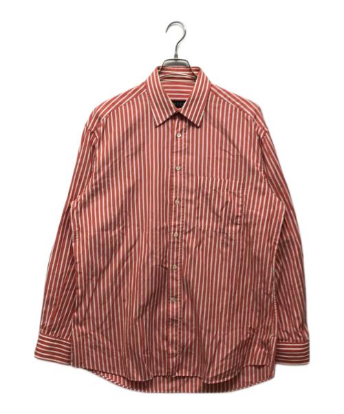 GUCCI（グッチ）GUCCI (グッチ) ストライプシャツ オレンジ サイズ:41の古着・服飾アイテム