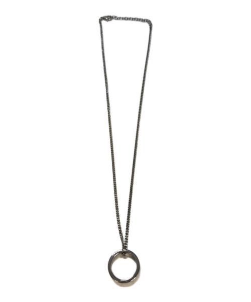 MM6 Maison Margiela（エムエムシックスメゾンマルジェラ）MM6 Maison Margiela (エムエムシックスメゾンマルジェラ) NUMERIC MINIMAL SIGNATURE RING NECKLACE シルバーの古着・服飾アイテム