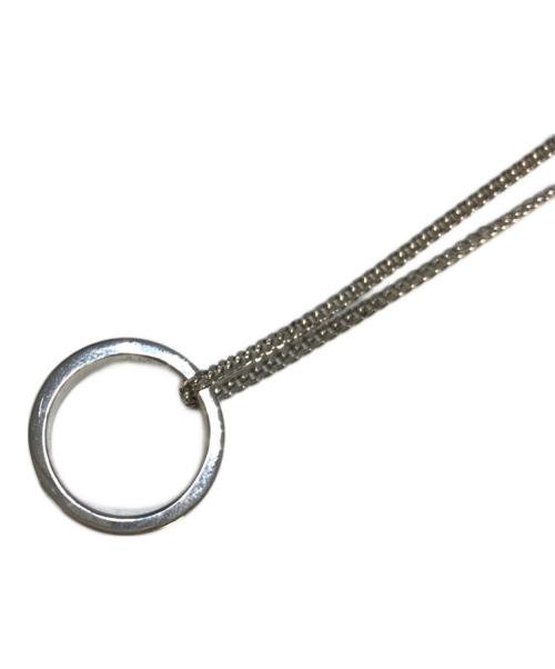 MM6 Maison Margiela（エムエムシックスメゾンマルジェラ）MM6 Maison Margiela (エムエムシックスメゾンマルジェラ) NUMERIC MINIMAL SIGNATURE RING NECKLACE シルバーの古着・服飾アイテム