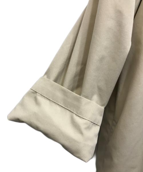 Traditional Weatherwear（トラディショナルウェザーウェア）Traditional Weatherwear (トラディショナルウェザーウェア) マールトン撥水ウェザーノーカラーロングコート ブラウン サイズ:34の古着・服飾アイテム