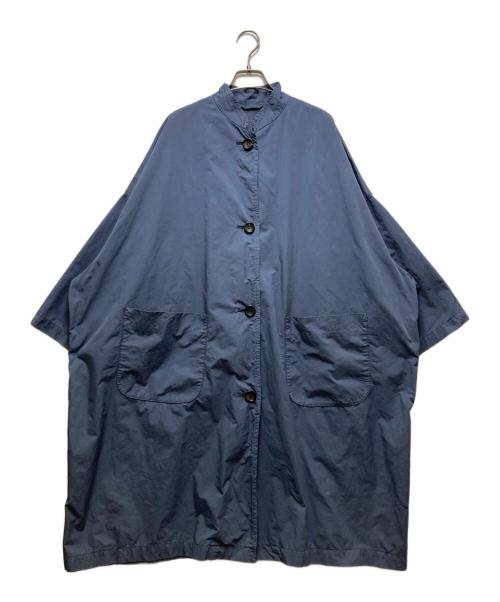 R&D.M.Co-OLDMAN'S TAILOR（オールドマンズテーラー）R&D.M.Co-OLDMAN'S TAILOR (オールドマンズテーラー) ステンカラーコート ネイビー サイズ:実寸参照の古着・服飾アイテム