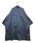 R&D.M.Co-OLDMAN'S TAILOR (オールドマンズテーラー) ステンカラーコート ネイビー サイズ:実寸参照：8000円
