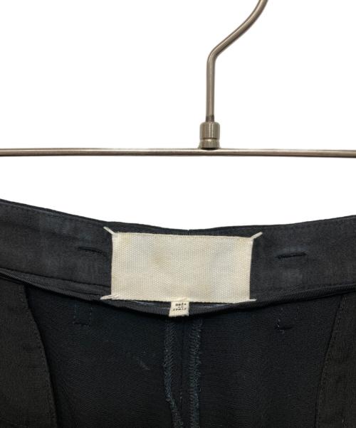 Maison Margiela（メゾンマルジェラ）Maison Margiela (メゾンマルジェラ) ビスコースクレープMarocain パンツ ブラック サイズ:44の古着・服飾アイテム