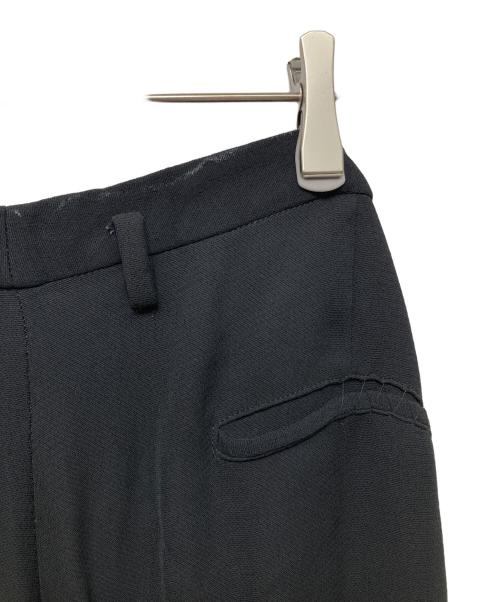 Maison Margiela（メゾンマルジェラ）Maison Margiela (メゾンマルジェラ) ビスコースクレープMarocain パンツ ブラック サイズ:44の古着・服飾アイテム