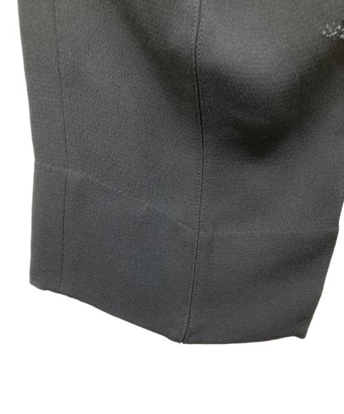 Maison Margiela（メゾンマルジェラ）Maison Margiela (メゾンマルジェラ) ビスコースクレープMarocain パンツ ブラック サイズ:44の古着・服飾アイテム