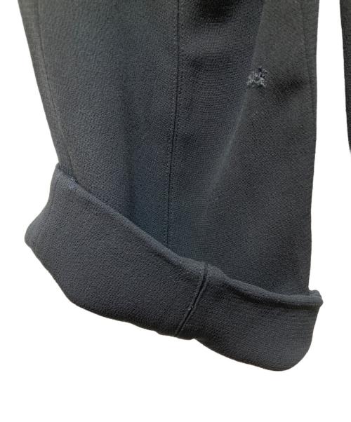 Maison Margiela（メゾンマルジェラ）Maison Margiela (メゾンマルジェラ) ビスコースクレープMarocain パンツ ブラック サイズ:44の古着・服飾アイテム