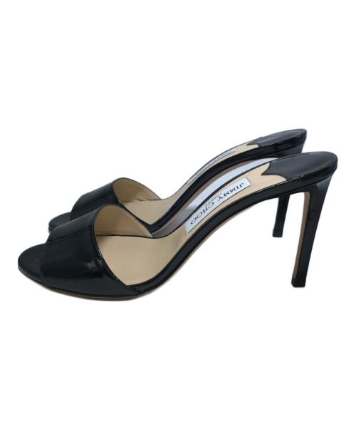 JIMMY CHOO（ジミーチュウ）JIMMY CHOO (ジミーチュウ) エナメルヒールパンプス ブラック サイズ:39の古着・服飾アイテム