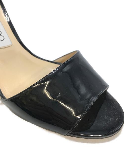 JIMMY CHOO（ジミーチュウ）JIMMY CHOO (ジミーチュウ) エナメルヒールパンプス ブラック サイズ:39の古着・服飾アイテム