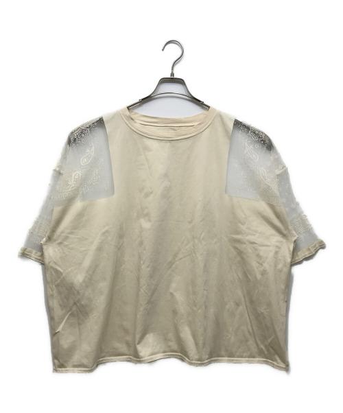 KAPITAL（キャピタル）KAPITAL (キャピタル) オパール天竺 バンダナHUGE-T ベージュ サイズ:1の古着・服飾アイテム