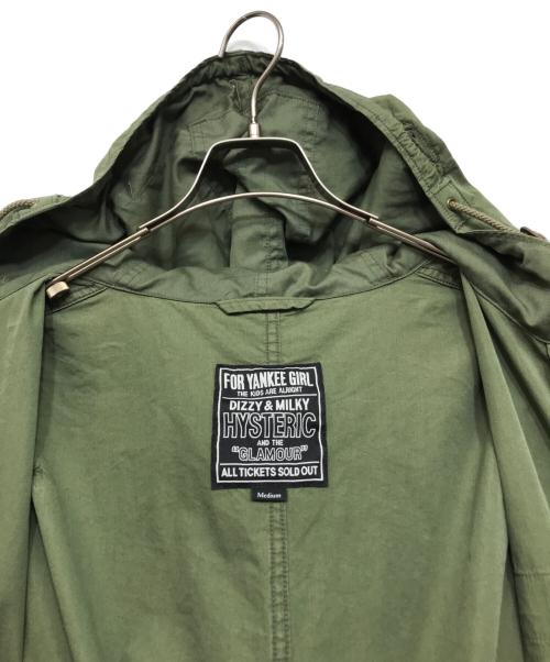 Hysteric Glamour（ヒステリックグラマー）Hysteric Glamour (ヒステリックグラマー) FIRE BEAR 774 M-51 モッズコート カーキ サイズ:Mの古着・服飾アイテム