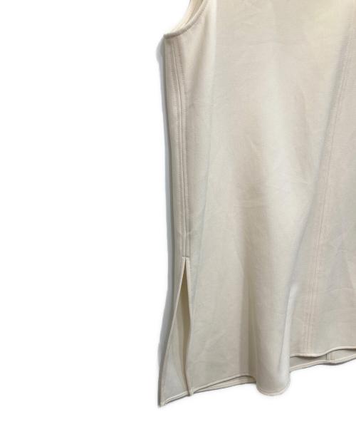 theory（セオリー）theory (セオリー) Admiral Crepe Vneck Top ベージュ サイズ:Sの古着・服飾アイテム