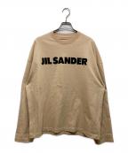 JIL SANDERジルサンダー）の古着「ロゴプリントTシャツ」｜ベージュ