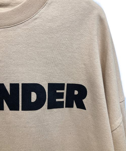 JIL SANDER（ジルサンダー）JIL SANDER (ジルサンダー) ロゴプリントTシャツ ベージュ サイズ:Lの古着・服飾アイテム